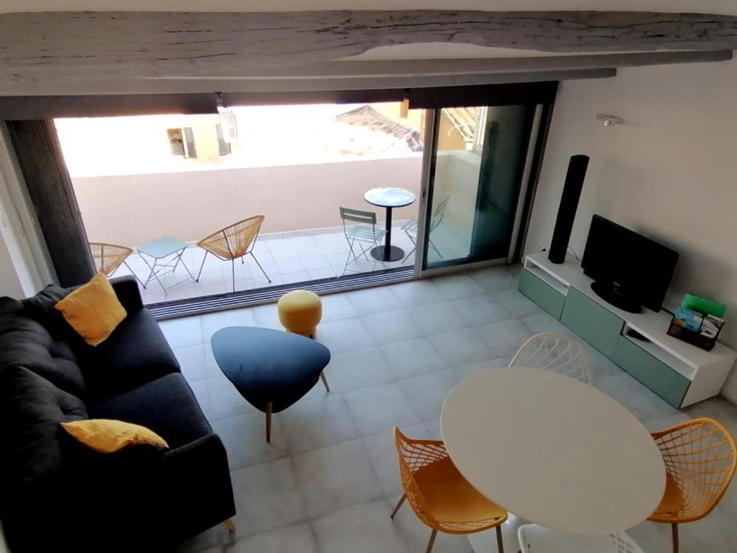 Charmant Appartement Terrasse Sur Les Toits Grasse Exterior photo